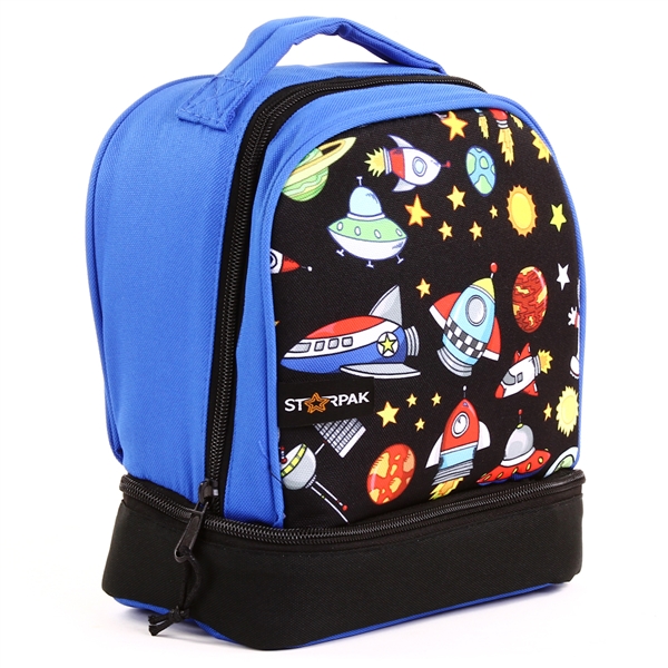 Startpak 9" Drop Bottom Lunch Bag - Space - Image 2