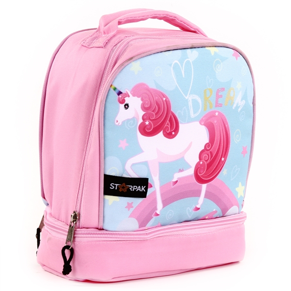 Starpak 9" Drop Bottom Lunch Bag- Unicorn - Image 2