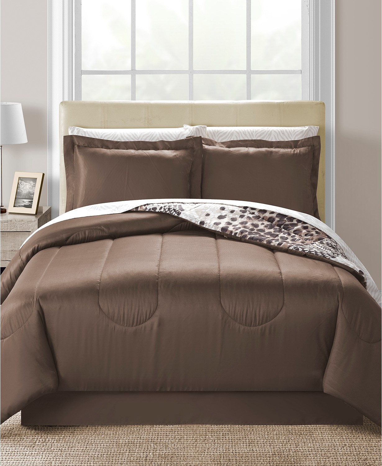 Fiarfield Square Collection Congo Reversible 8-Pc. King Comforter Set - Image 2