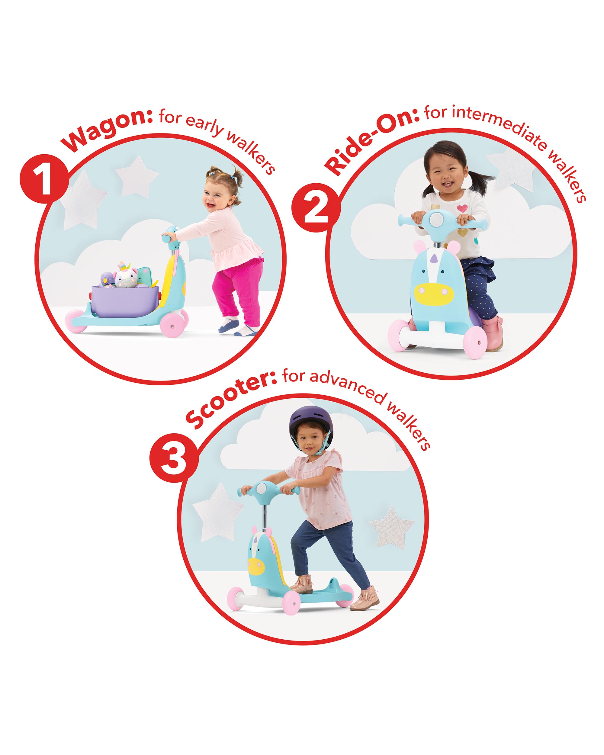 Zoo 3-In-1 Ride On Toy - Image 4