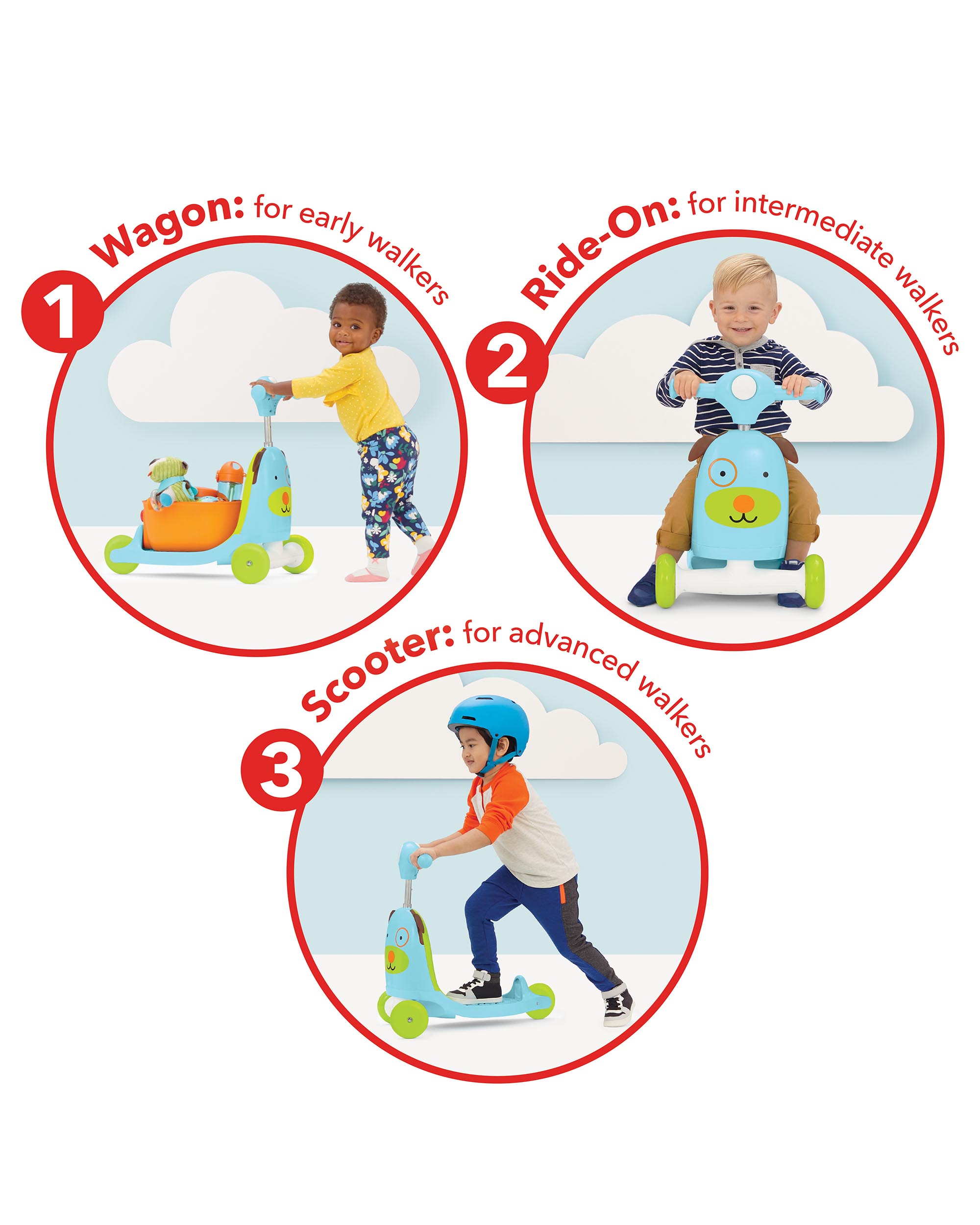 Zoo 3-In-1 Ride On Toy - Image 6