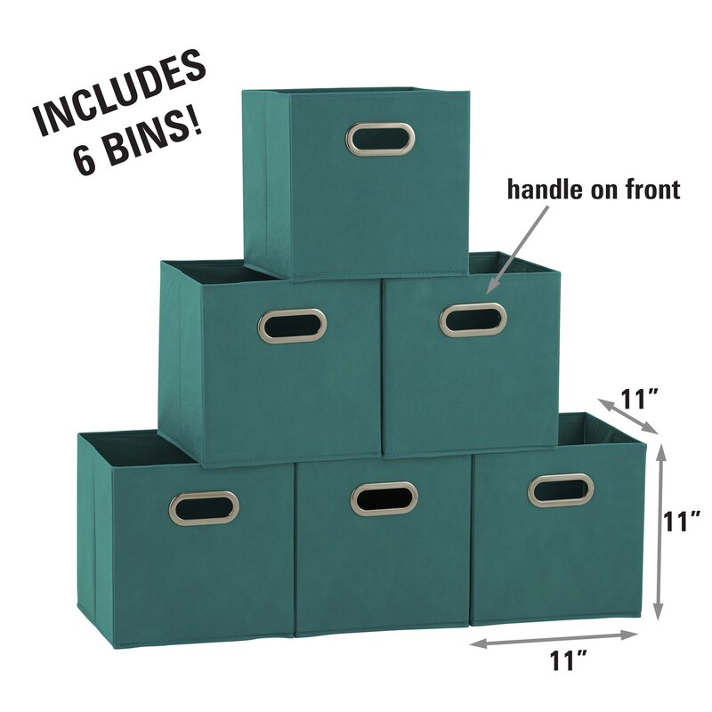 Open Fabric Bin (set of 6) - Image 4
