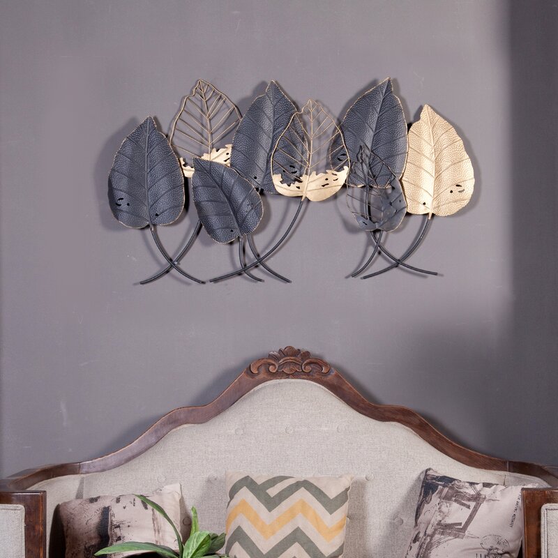 Metal Leaf Wall Décor - Image 2