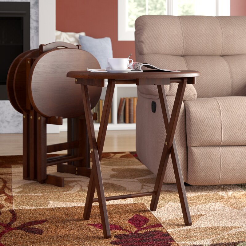 Jacobo Snack Tray Table Set of 4