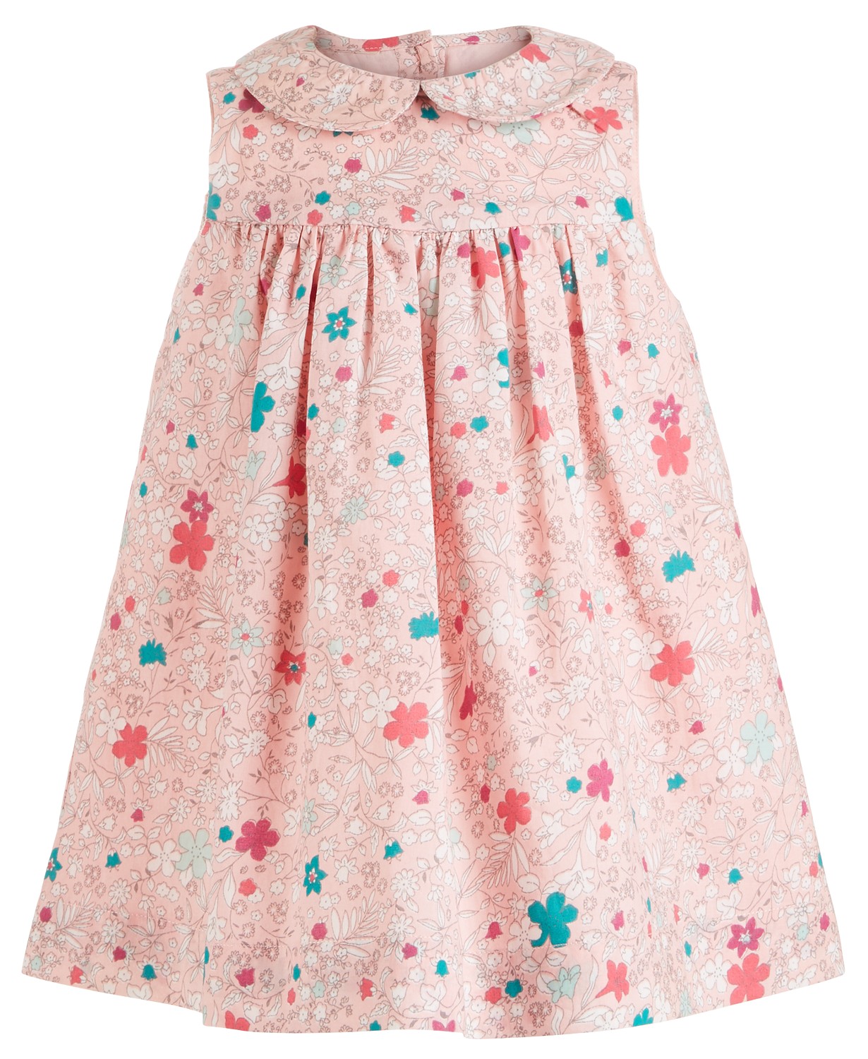 First Impressions Girls Printed Cotton Shift Dress 3-6m