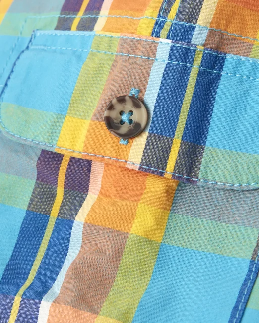 Boys Plaid Cargo Shorts - Travel Adventure 18-24m - Image 4