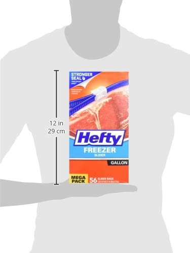 Hefty Slider Freezer Bags - Gallon, 56 Count - Image 4