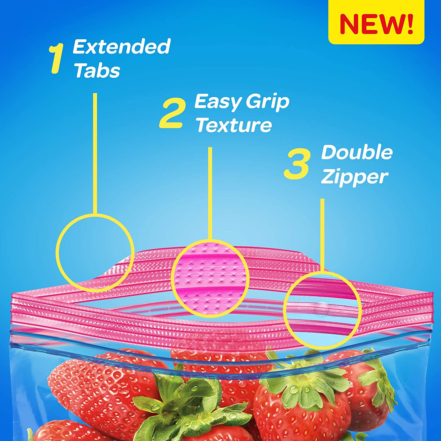 Ziploc Storage Bags with New Grip 'n Seal Technology - Image 3