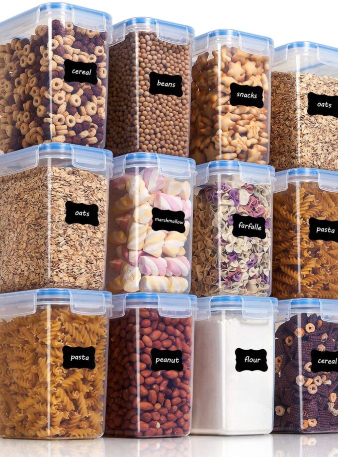 Vtopmart Airtight Food Storage Containers 12 Pieces 1.8qt / 2L