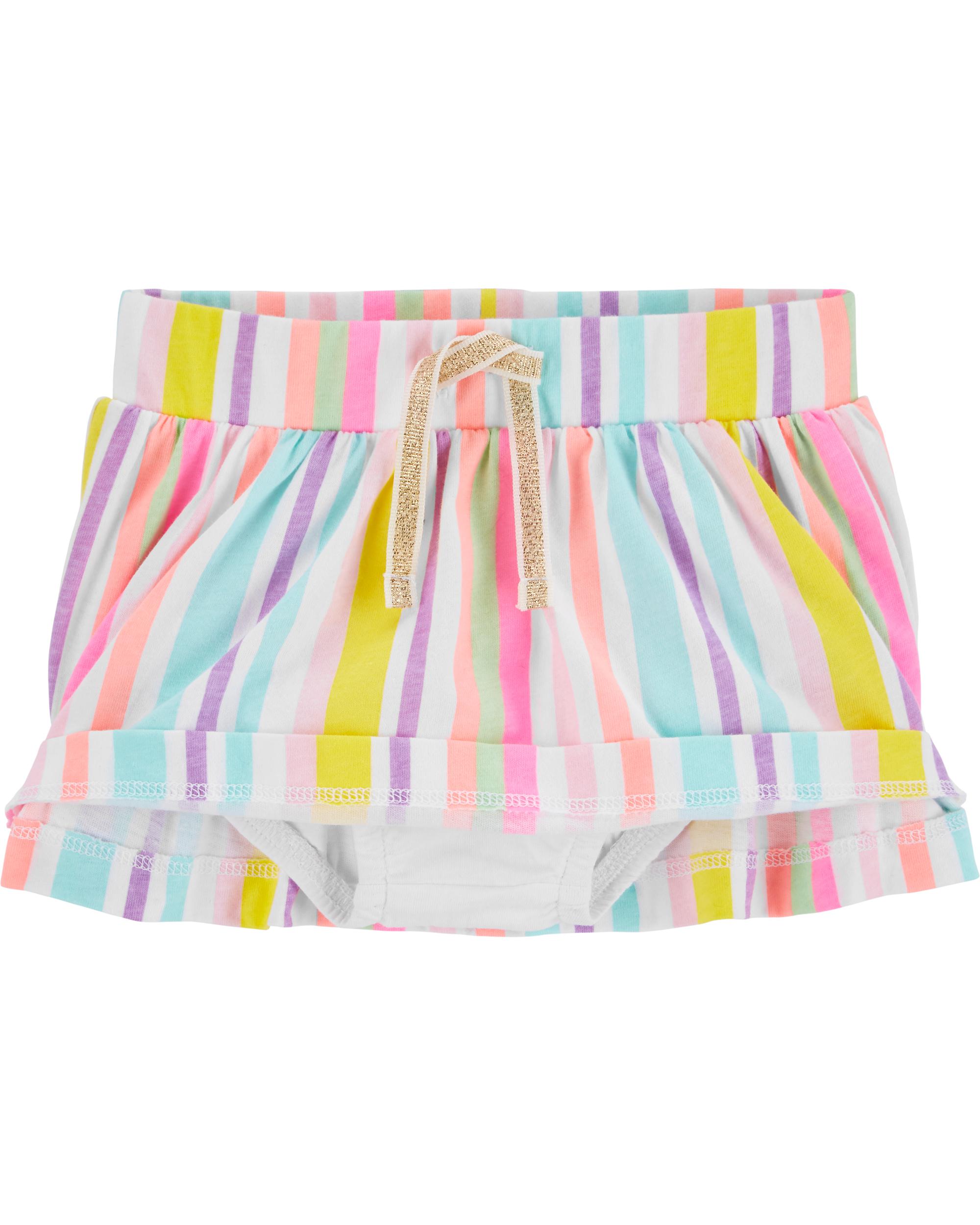 Rainbow Stripe Skooter Skirt- 24M - Image 2