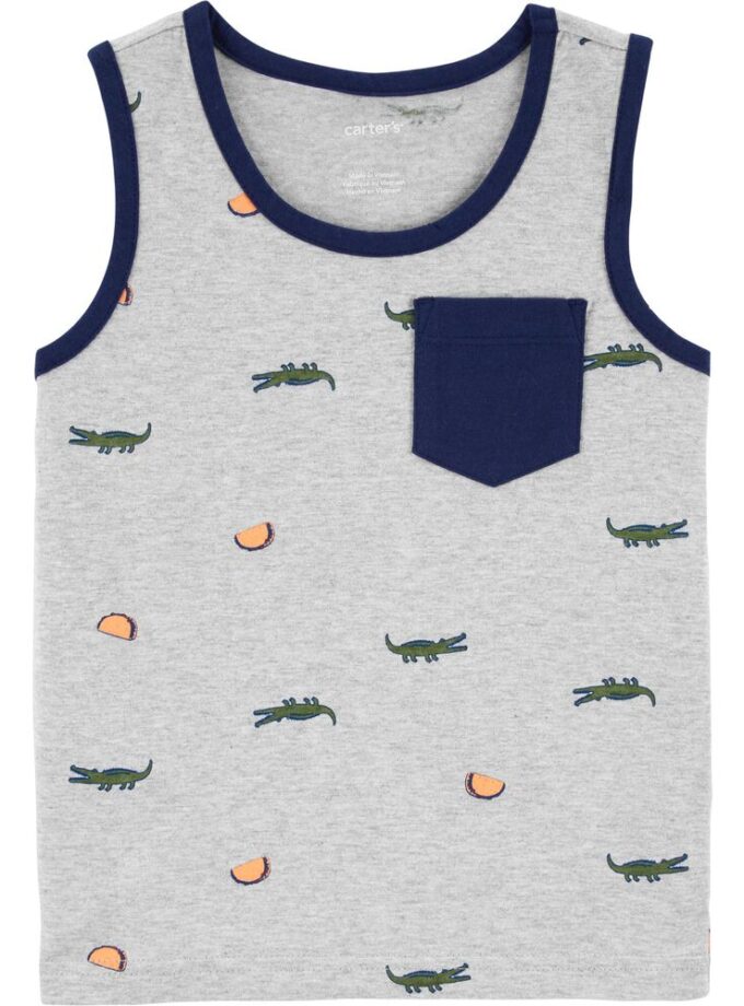 Alligator Jersey Tank - 18M