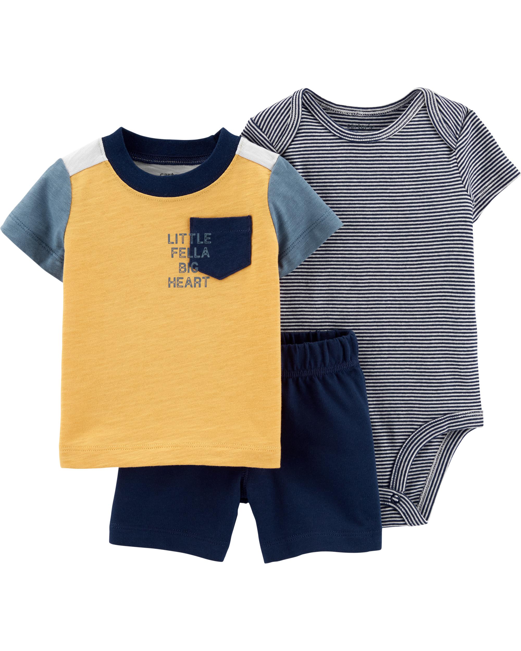 3-Piece Little Short Set -9M