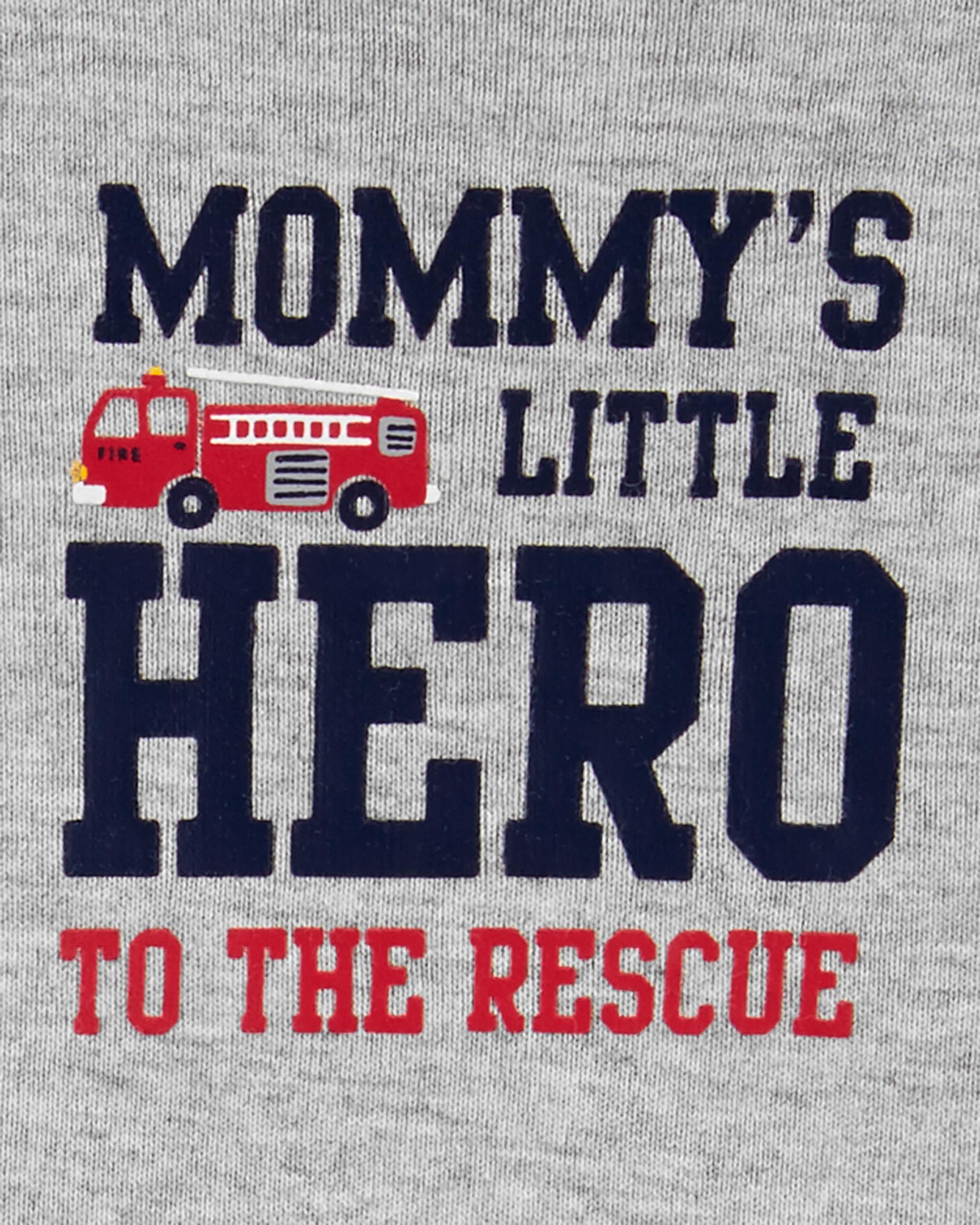 3-Piece Firetruck Little Short Set - 18M - Image 2