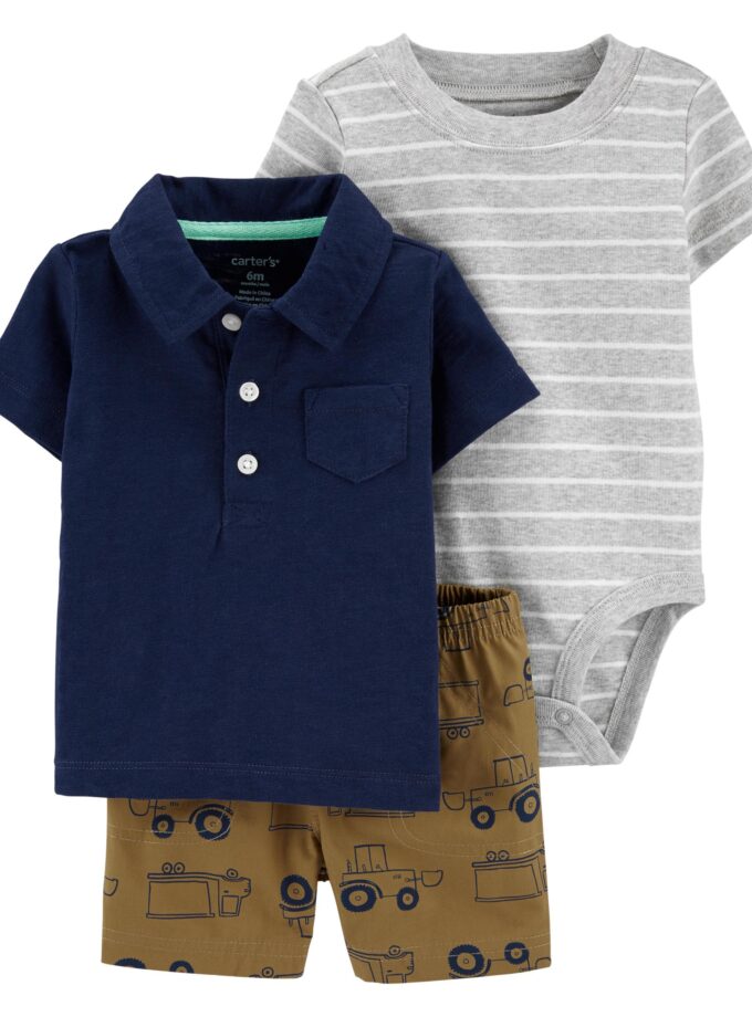 3-Piece Little Short Set 18M