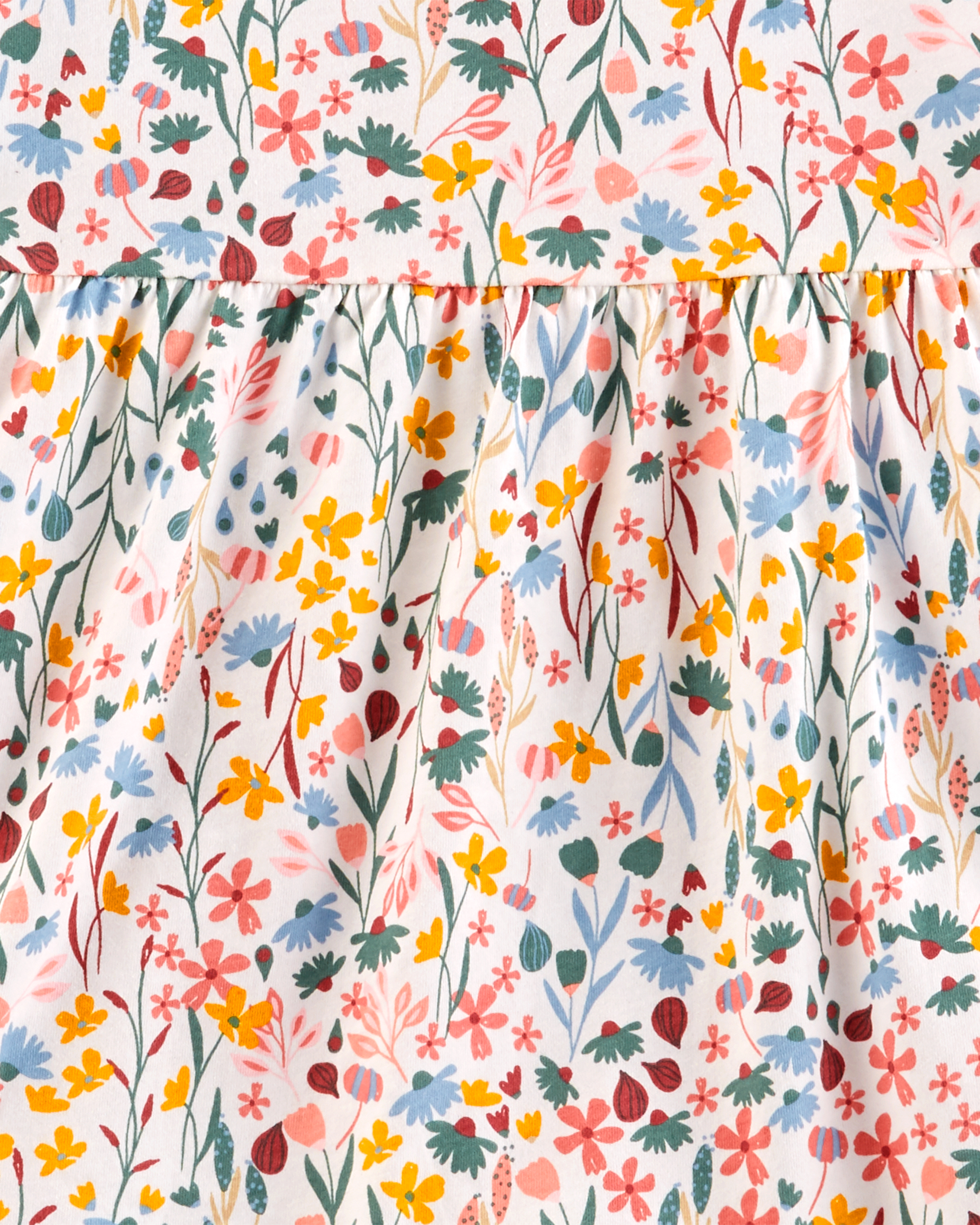 2-Piece Floral Flutter Tee & Jegging Set - 5Y - Image 2