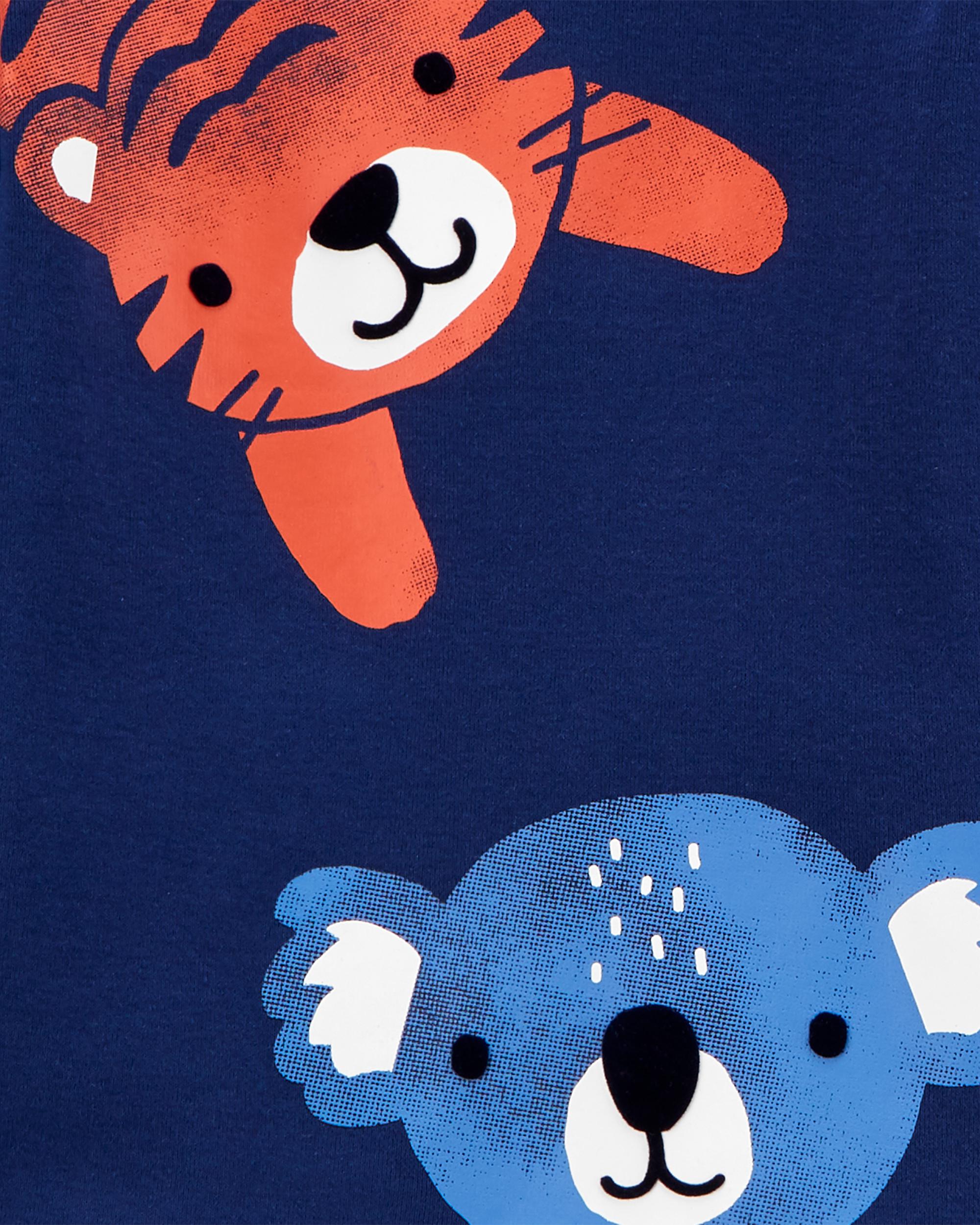 4-Piece 100% Snug Fit Cotton PJs - 5T - Image 2