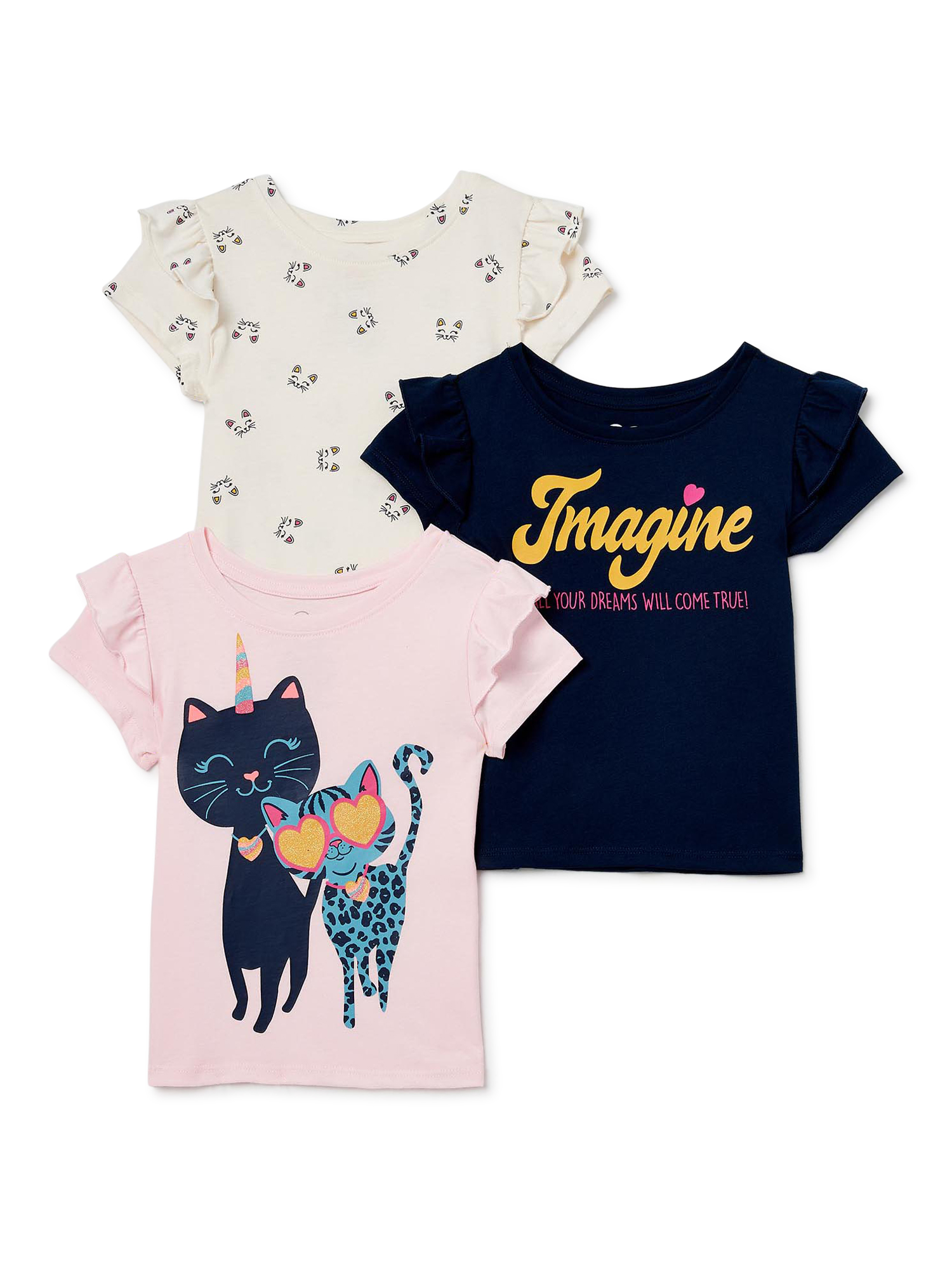 Garanimals Girls 365 Multipack Tees