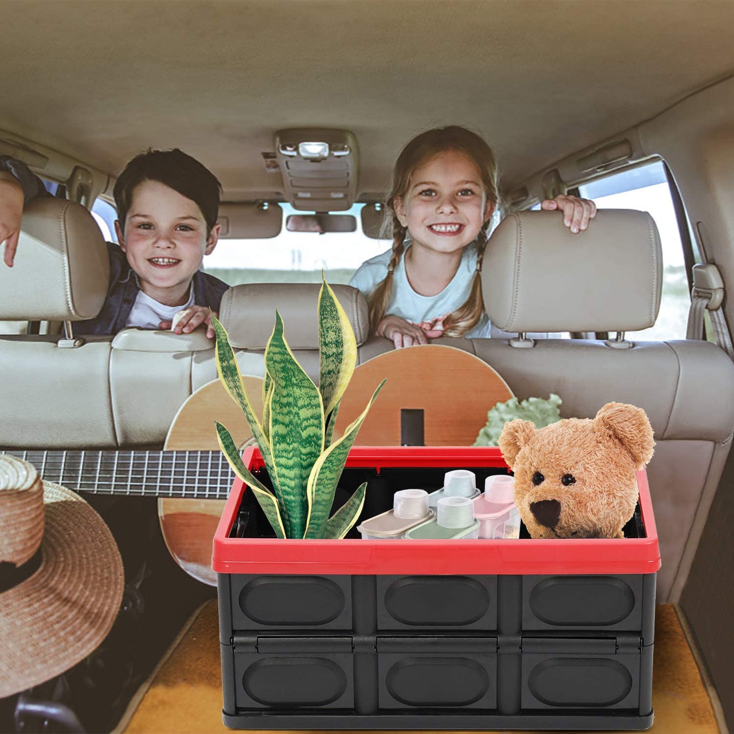 Lidded Collapsible Storage Crates, 30L - Image 5