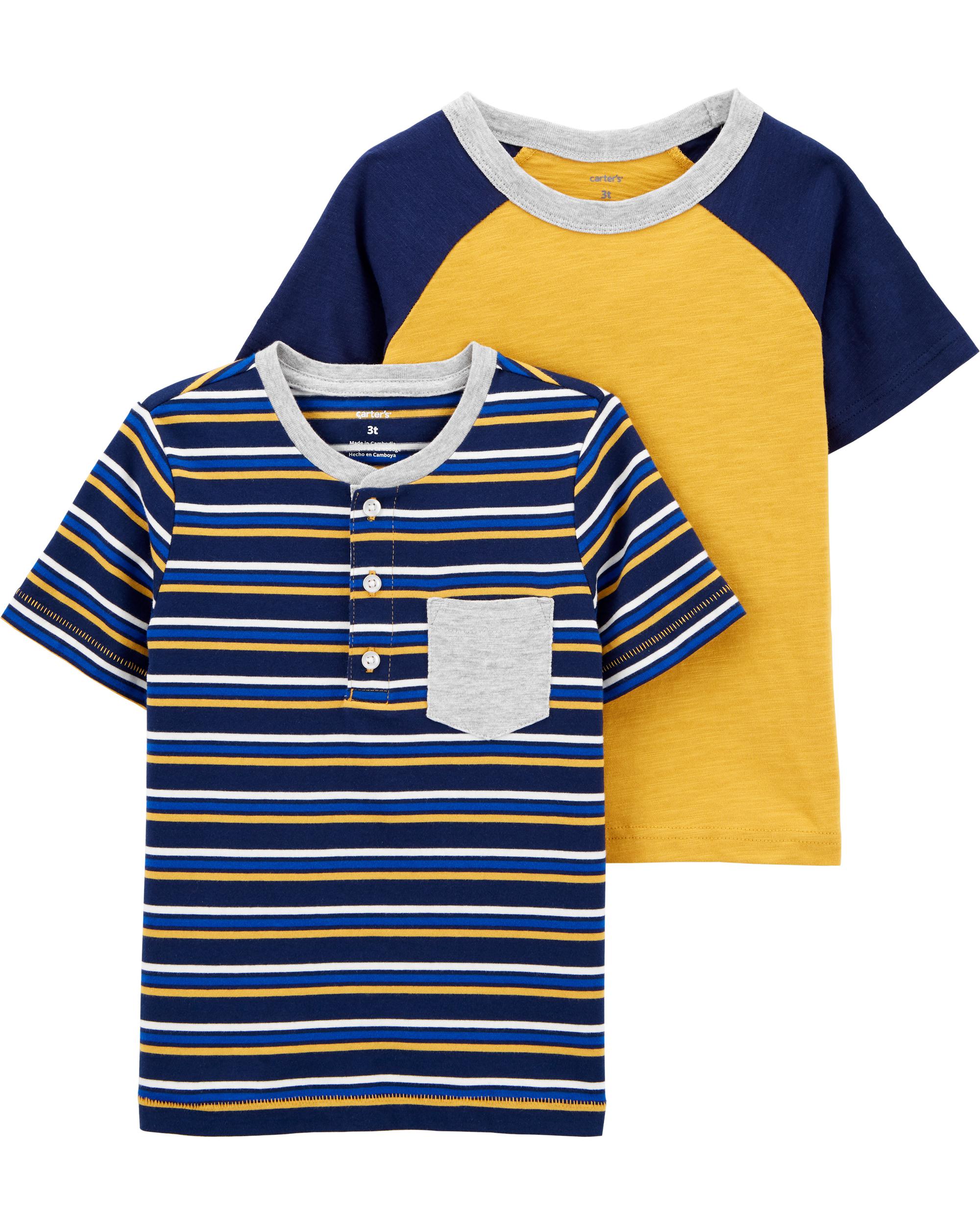 2-Pack Jersey Tees, 24M