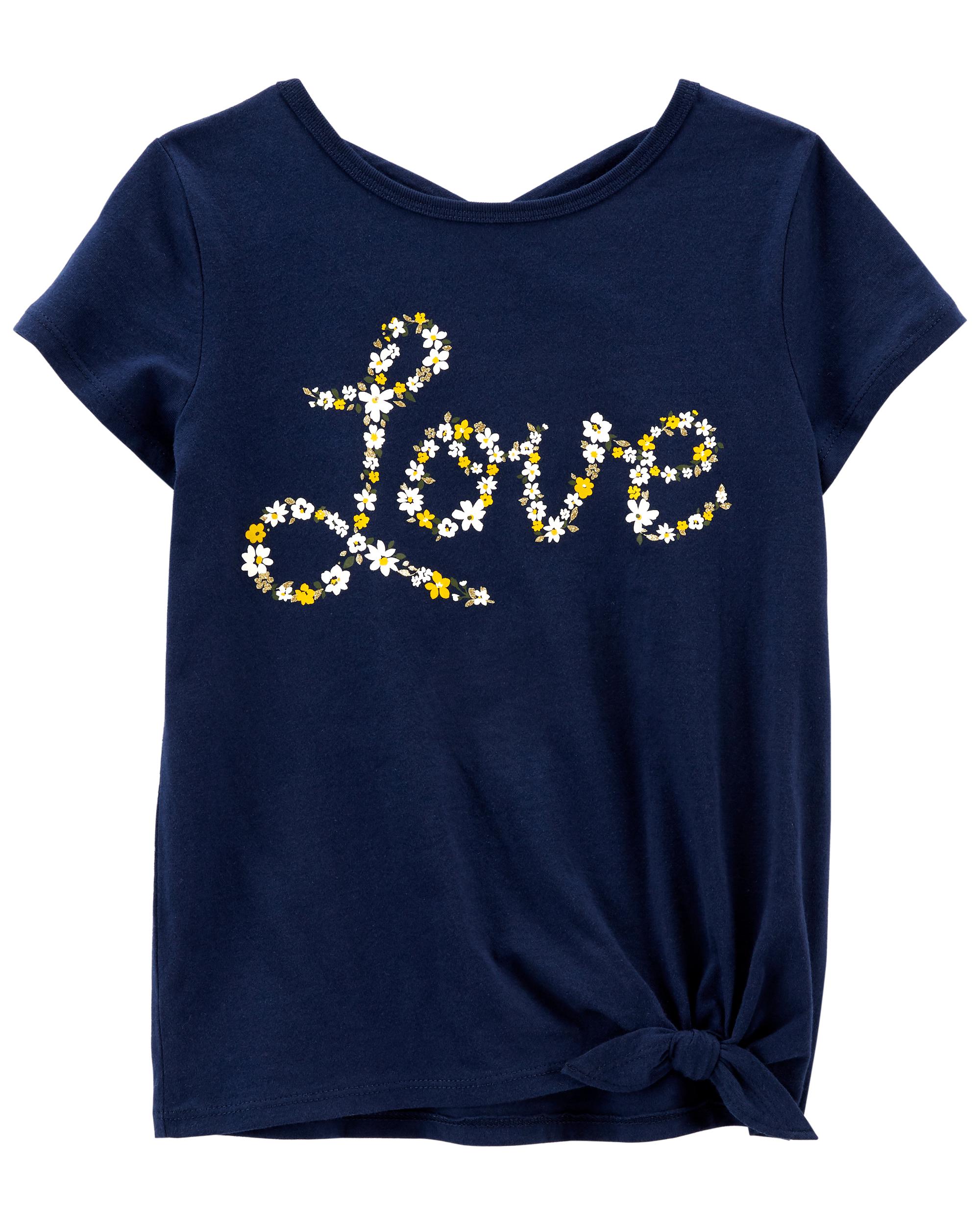 Floral Love Jersey Tee, 10