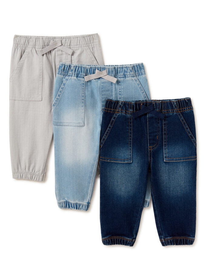 Boy Woven Pants, 3-Pack