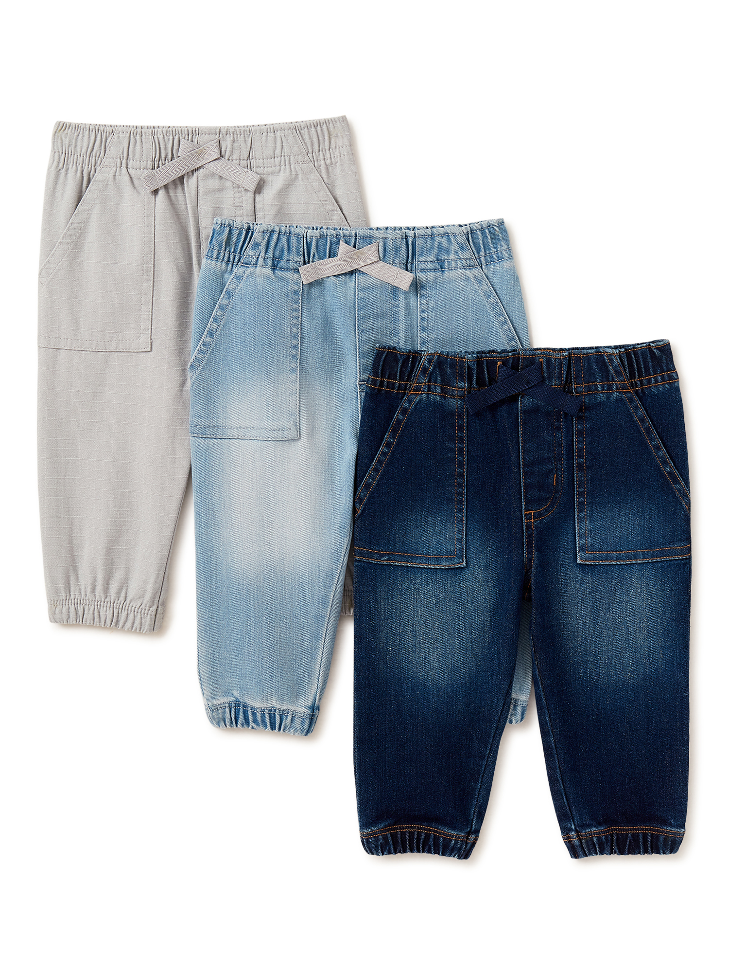 Boy Woven Pants, 3-Pack