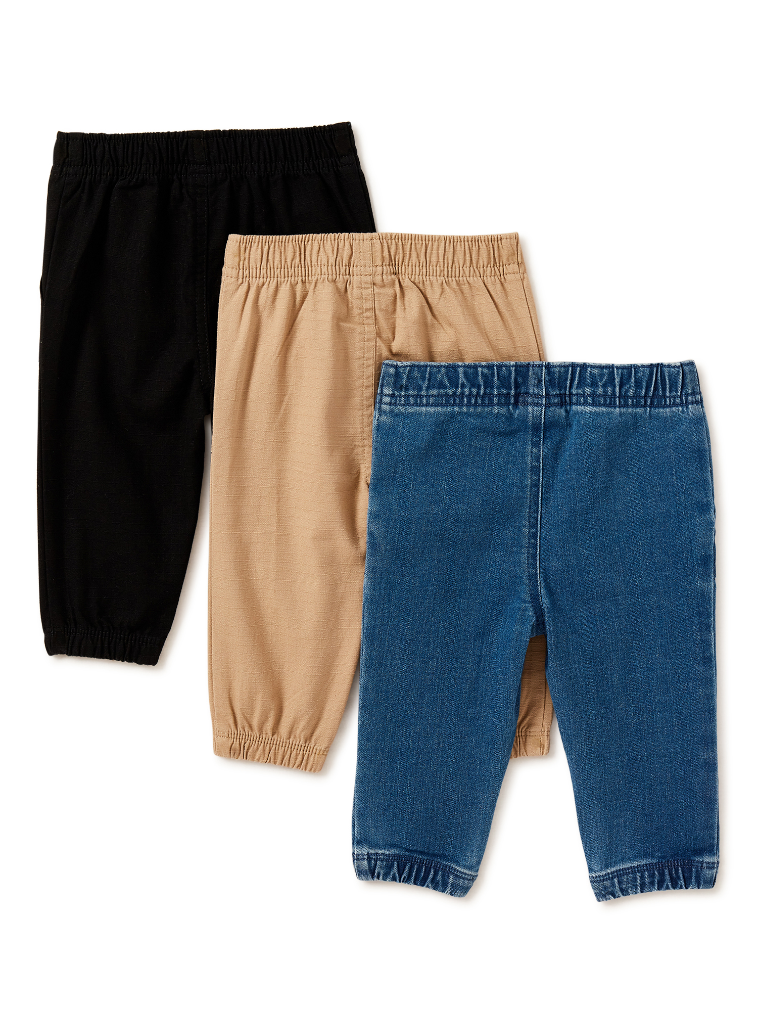 Baby Boy Woven Pants, 3-Pack - Image 2