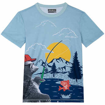 Eddie Bauer Youth 4-piece Sleepwear Set, Navy, Medium/Large - Image 2