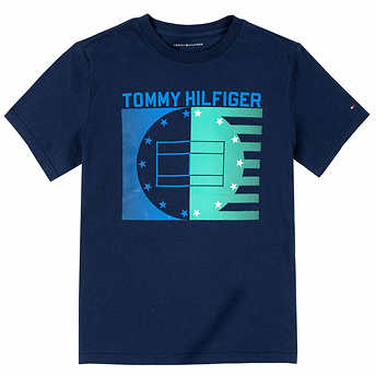 Tommy Hilfiger Youth 3-pack Tops, Blue, X-Large - Image 3