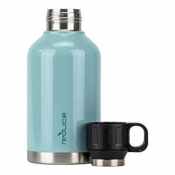Reduce 64 oz. Stainless Steel Growler, Blue - Image 3