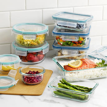 Snapware Total Solutions 18-piece Pyrex Glass Food Storage Set