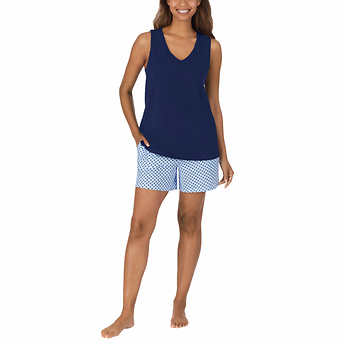 Carole Hochman Ladies' 4-piece Pajama Set, Blue, XX-Large - Image 4