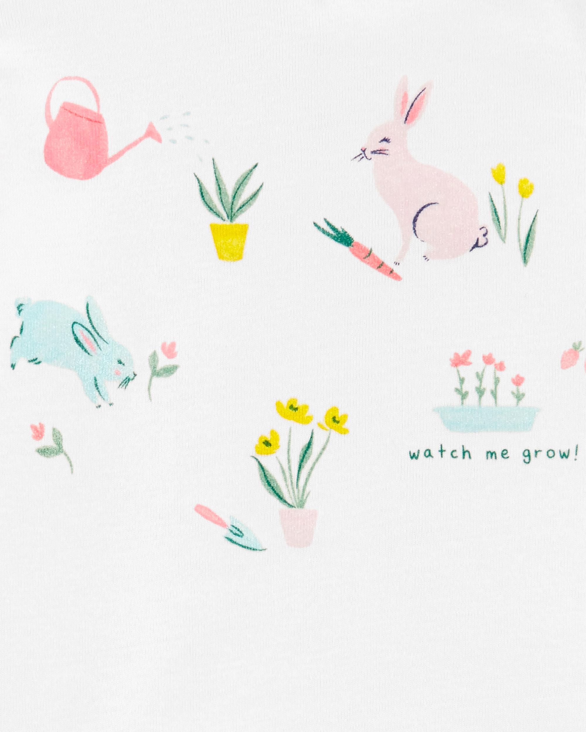 2-Piece Bunny Bodysuit Pant Set Size: 6M - Image 3