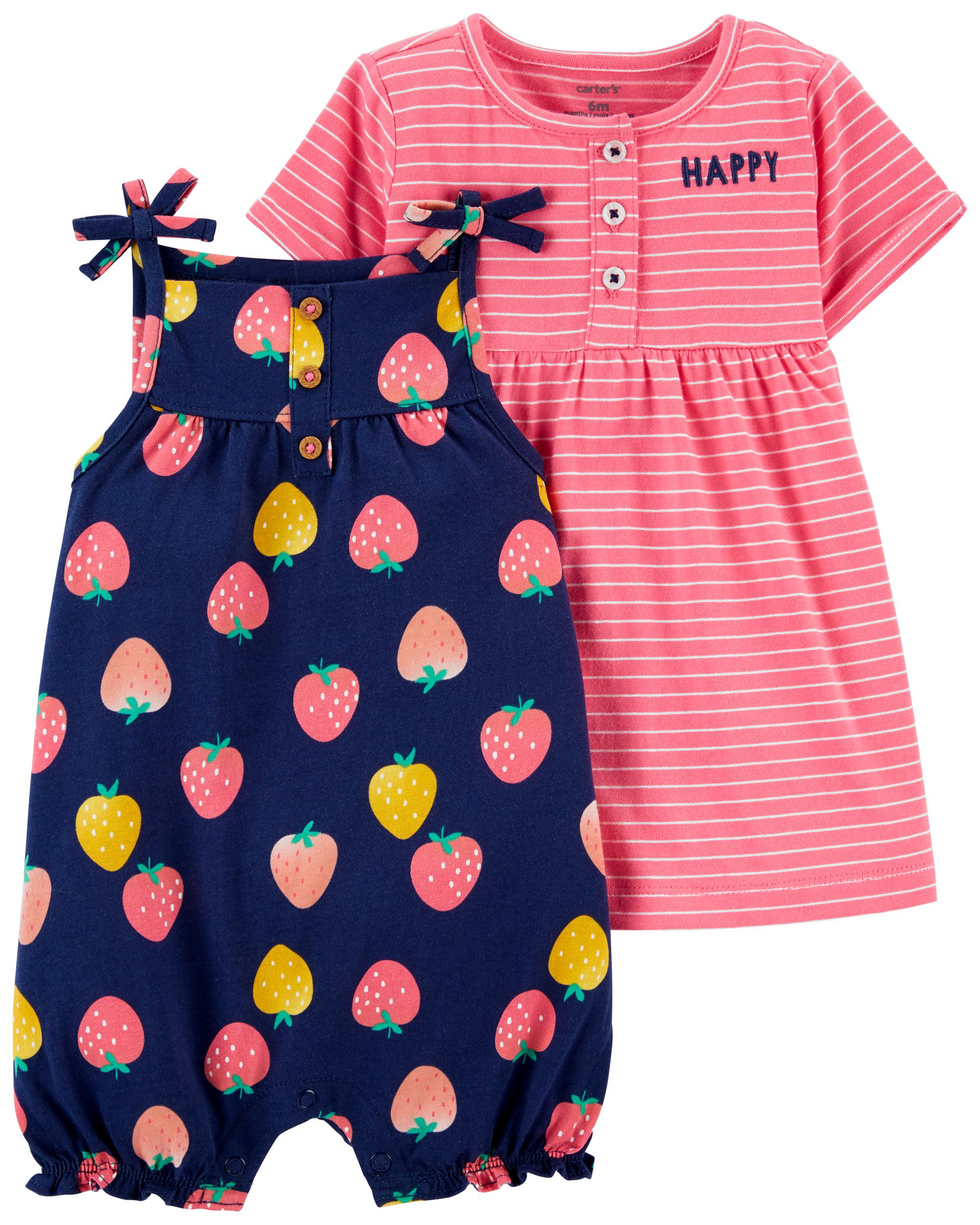 2-Pack Romper & Dress Set Size: 18M