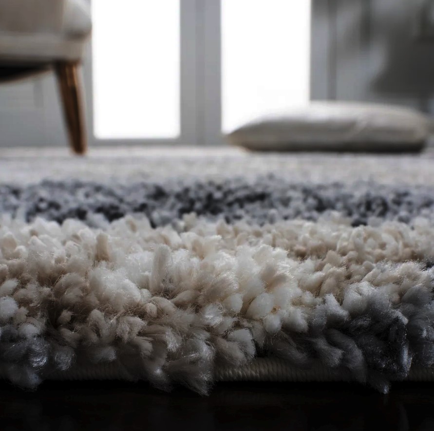 SAFAVIEH Fontana Shag Idalina Modern Abstract 2-inch Thick Rug Option:5'3" x 7'6" - Image 5