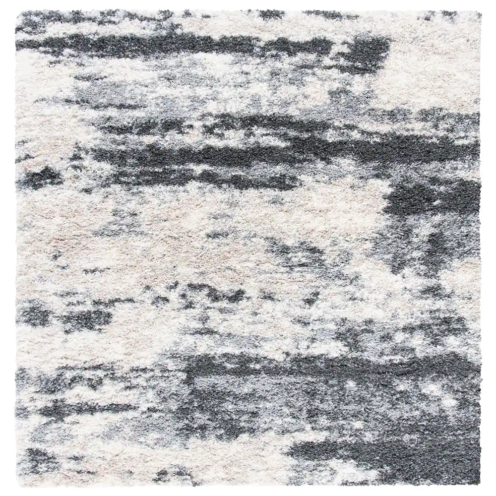 SAFAVIEH Fontana Shag Idalina Modern Abstract 2-inch Thick Rug Option:5'3" x 7'6" - Image 7