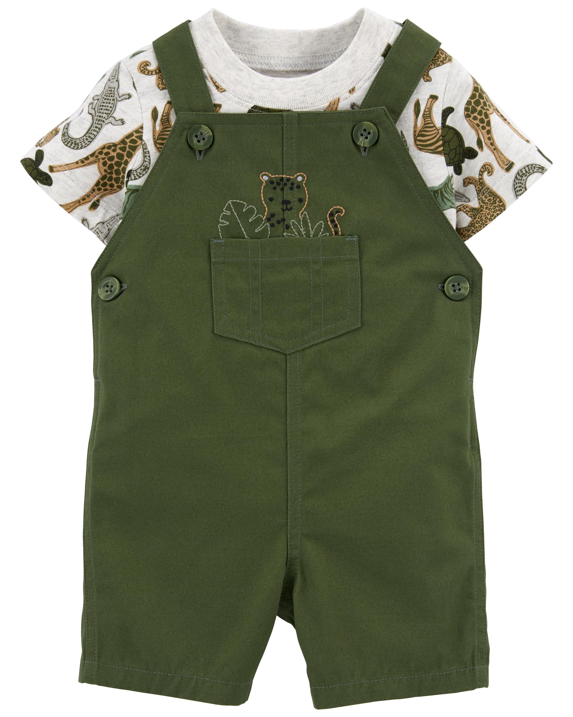 2-Piece Tiger Tee & Shortall Set, 6M