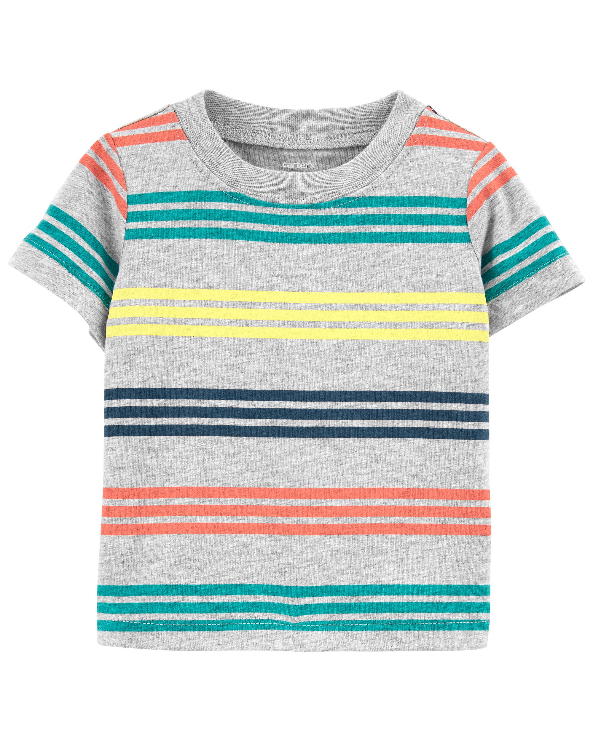 2-Piece Tee & Knit Denim Shortalls, 24M - Image 3