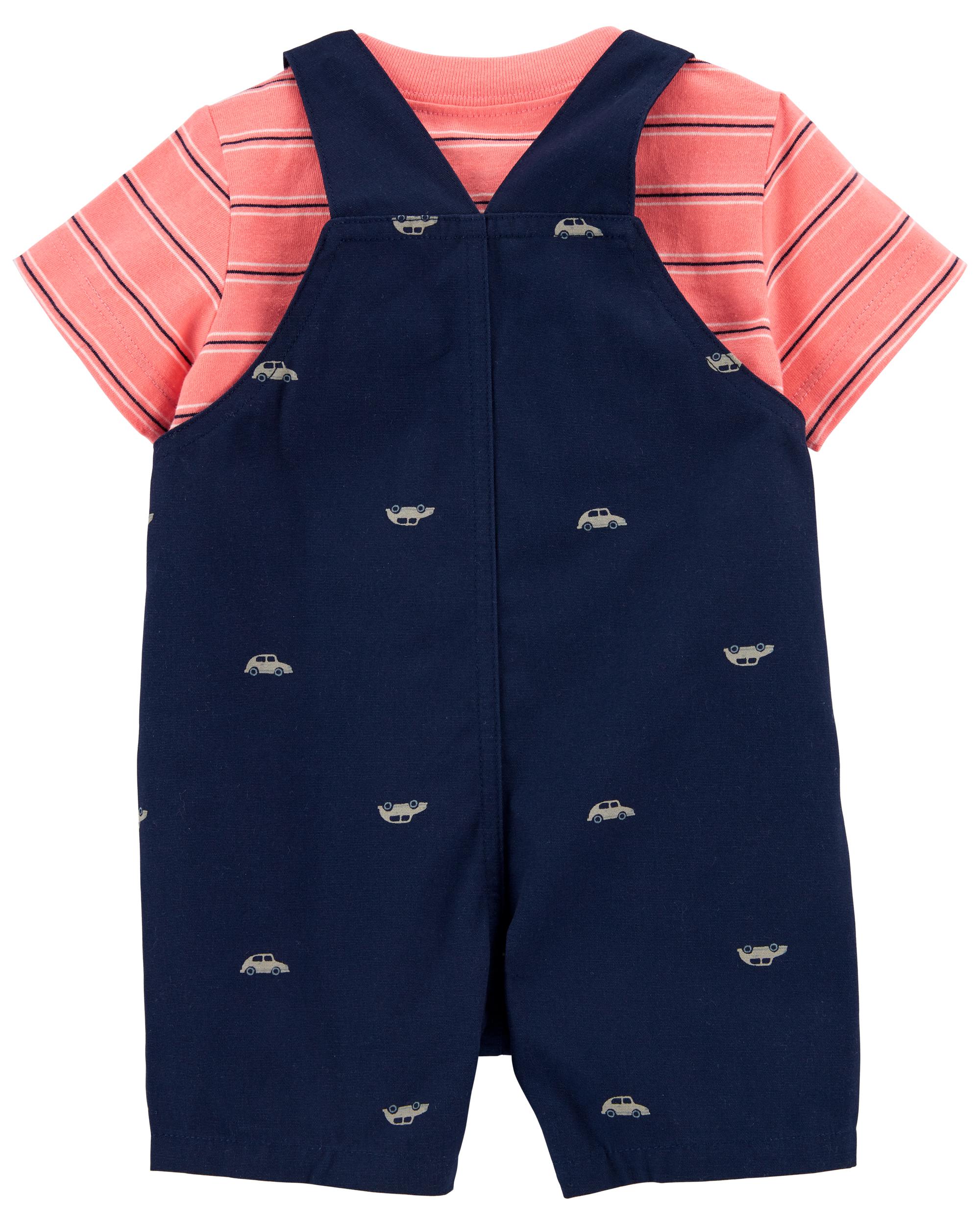 2-Piece Car Tee & Shortall Set, 18M - Image 2