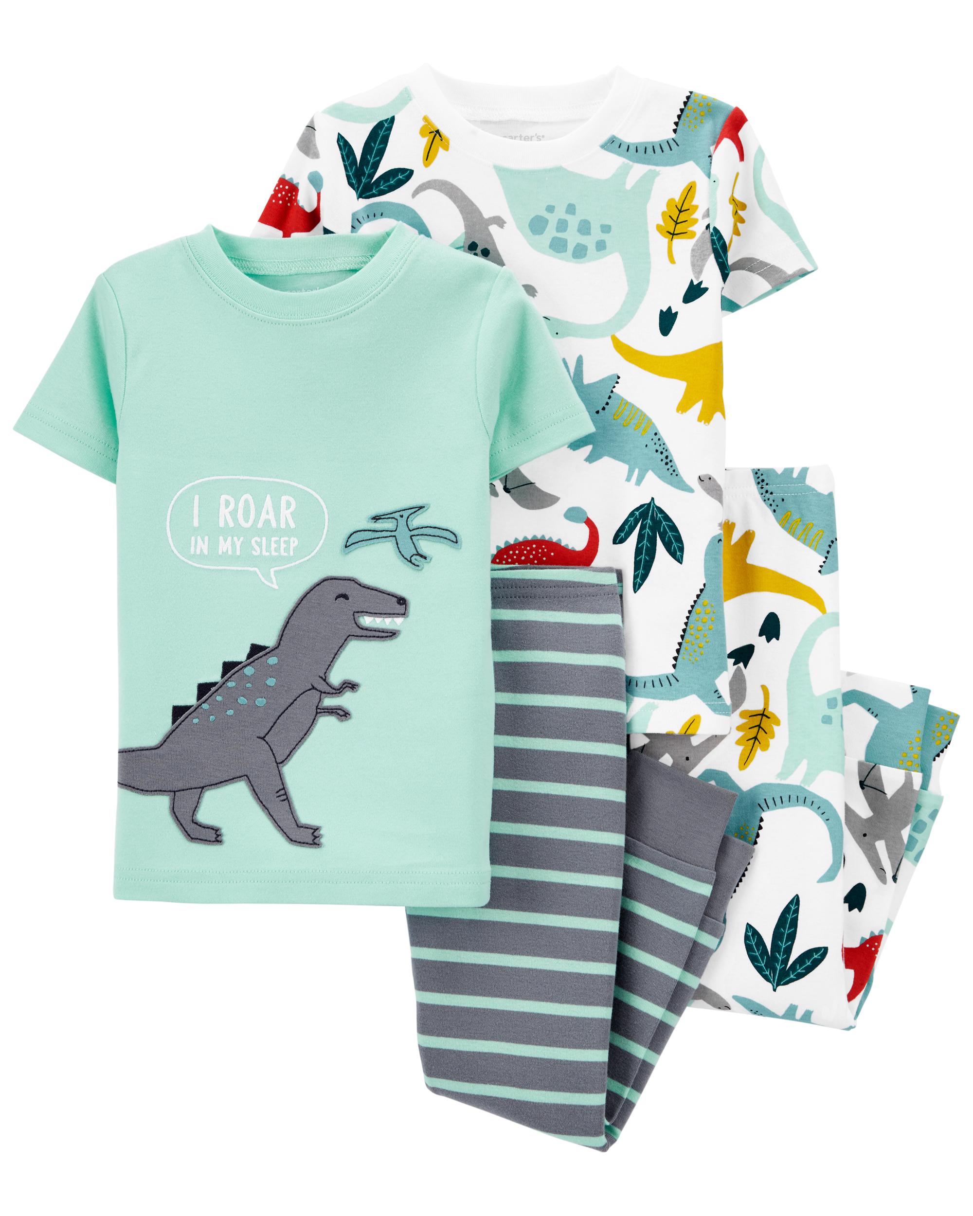 4-Piece 100% Snug Fit Cotton PJs, 5T