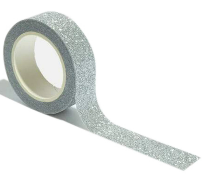 Silver Glitter Tape - Image 2